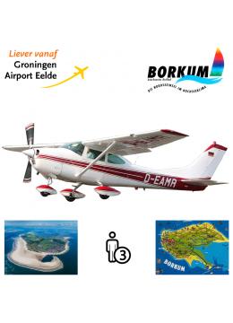 Proefles | Vliegles Cessna 182 Eelde - Borkum - Eelde (eilandvlucht)