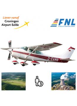 Proefles | Vliegles Cessna 182 Eelde - Nordhorn-Lingen - Eelde  (Duitsland)