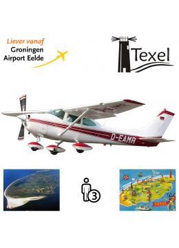 Proefles | Vliegles Cessna 182 Eelde - Texel - Eelde (eilandvlucht)