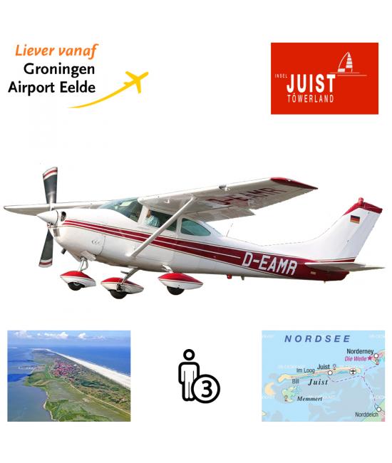 Proefles | Vliegles Cessna 182 Eelde - Juist - Eelde (eilandvlucht)