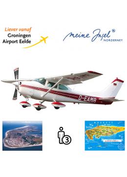 Proefles | Vliegles Cessna 182 Eelde - Norderney - Eelde (eilandvlucht)