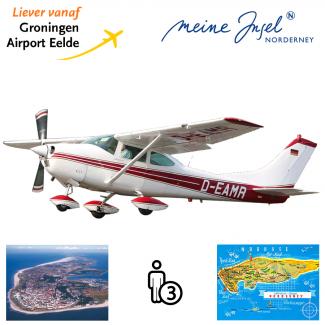 Proefles | Vliegles Cessna 182 Eelde - Norderney - Eelde (eilandvlucht)