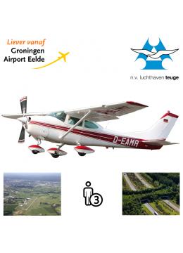 Proefles | Vliegles Cessna 182 Eelde - Teuge (Apeldoorn) - Eelde  (Nederland)