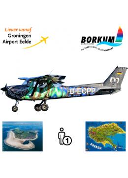 Proefles | Vliegles Cessna 150 Eelde - Borkum - Eelde (eilandvlucht)